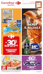 Prospectus Carrefour Market à Barbey: «BIÈRES & ALCOOLS» ,  pages, du 15/10/2024 au 27/10/2024