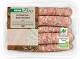 REWE Bio Schweine-Bratwurst von Naturland im aktuellen REWE Prospekt