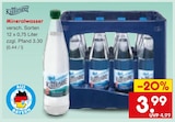 Mineralwasser im Netto Marken-Discount Prospekt Mineralwasser von Bad Kissinger im aktuellen Netto Marken-Discount Prospekt für 3,99 €