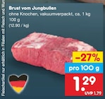 Aktuelles Brust vom Jungbullen Angebot bei Netto Marken-Discount in Hamburg ab 1,29 €
