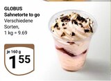 Aktuelle Torte Angebote bei GLOBUS in Krefeld Aktuelles Sahnetorte to go Angebot bei GLOBUS in Krefeld ab 1,55 €