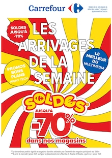 Prospectus Carrefour de la semaine "LES ARRIVAGES DE LA SEMAINE" avec 1 page, valide du 01/11/2024 au 28/02/2025 pour Bourg-en-Bresse et alentours