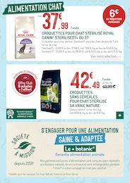 Offre Croquettes Chat dans le catalogue Botanic du moment à la page 11