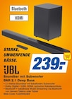 Soundbar mit Subwoofer BAR 2.1 Deep Bass Angebote von JBL bei expert Frankenthal für 239,00 €