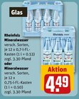 Mineralwasser Angebote von Rheinfels bei REWE Menden für 4,49 €