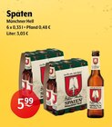 Münchner Hell Angebote von Spaten bei Getränke Hoffmann Hückelhoven für 5,99 €