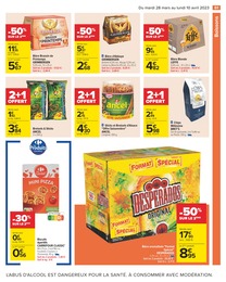 Prix et réduction Desperados dans le prospectus Carrefour en cours Offre Desperados dans le catalogue Carrefour du moment à la page 61