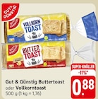 Buttertoast oder Vollkorntoast Angebote von Gut & Günstig bei E center Stuttgart für 0,88 €