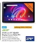 27,94-cm-(11"-)QLED-Display-Iconia-Tablet P11 Angebote von acer bei ALDI Nord Recklinghausen für 279,00 €