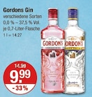 Gin von Gordons im aktuellen V-Markt Prospekt für 9,99 €