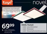 LED-Paneel-Leuchte Angebote von Novel bei XXXLutz Möbelhäuser Hameln für 69,99 €