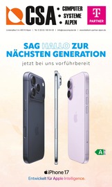 Aktueller CSA Computer Elektromärkte Prospekt in Sonsbeck und Umgebung, "SAG HALLO ZUR NÄCHSTEN GENERATION" mit 8 Seiten, 01.10.2025 - 06.10.2025