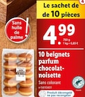 10 beignets parfum chocolat- noisette en promo chez Lidl Bobigny à 4,99 €