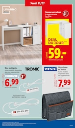 Prix et réduction Multiprise dans le prospectus Lidl en cours Offre Multiprise dans le catalogue Lidl du moment à la page 15