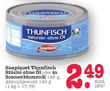 Aktuelles Thunfisch Stücke ohne Öl Angebot bei E center in Mannheim ab 2,49 €