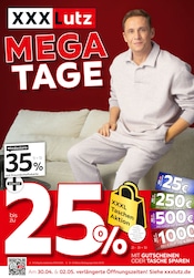 Aktueller XXXLutz Möbelhäuser Möbel & Einrichtung Prospekt in Basedow und Umgebung, "MEGATAGE" mit 4 Seiten, 27.04.2026 - 03.05.2026