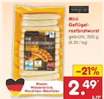 Aktuelle Bratwurst Angebote bei Netto Marken-Discount in Osnabrück Aktuelles Mini Geflügelrostbratwurst Angebot bei Netto Marken-Discount in Osnabrück ab 2,49 €