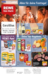 REWE Prospekt "Dein Markt" für Duisburg, 25 Seiten, 23.12.2024 - 28.12.2024