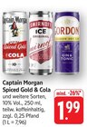 Spiced Gold & Cola Angebote von Captain Morgan bei E center Filderstadt für 1,99 €