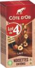 Tablettes de chocolat lait noisettes - COTE D’OR à 14,11 € dans le catalogue Carrefour