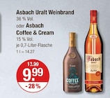 Asbach im V-Markt Prospekt Uralt Weinbrand von Asbach im aktuellen V-Markt Prospekt für 9,99 €