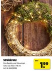 Aktuelle Weihnachtsartikel Angebote bei Hagebaumarkt in Hannover Aktuelles Strohkranz Angebot bei Hagebaumarkt in Hannover ab 1,99 €