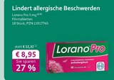 Lorano Pro 5 mg im aktuellen Prospekt bei mea - meine apotheke in Pleystein