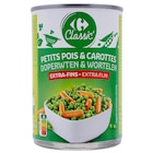 Petits pois carottes - CARREFOUR CLASSIC' dans le catalogue Carrefour