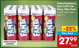 Aktuelles Raspberry Zero 0,25 Liter Dose, 24er Pack Angebot bei Netto Marken-Discount in Augsburg ab 27,99 €