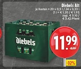 Alt im Angebot bei E center in Bocholt Alt Angebote von Diebels bei E center Bocholt für 11,99 €