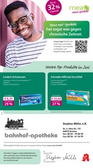 Aktueller mea - meine apotheke Prospekt "Unsere Juni-Angebote" Seite 1 von 4 Seiten für Bochum