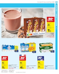 Prix et réduction Actimel dans le prospectus Carrefour en cours Offre Actimel dans le catalogue Carrefour du moment à la page 15