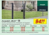 Zaunpaket „Michl“ 4 B von  im aktuellen toom Baumarkt Prospekt für 94,99 €