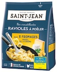 Ravioles à poêler aux 3 fromages et persil de la Drôme - Saint-Jean dans le catalogue Intermarché