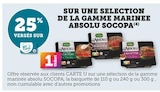Promo Absolu Marinée Barquette 110 g à  dans le catalogue U Express à Portiragnes