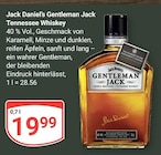 Gentleman Jack Tennessee Whiskey Angebote von Jack Daniel's bei GLOBUS Bad Kreuznach für 19,99 €