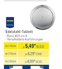 Edelstahl-Tablett Angebote von Metro Professional bei METRO Bochum für 6,53 €