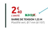 Rural Master Guichainville - Promo Barre de tension 1.25 m Promo Barre de tension 1.25 m à 2,40 € dans le catalogue Rural Master à Guichainville