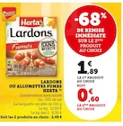 Lardons ou Allumettes Fumés à Super U dans La Terrasse-sur-Dorlay