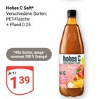 Hohes C im Angebot bei GLOBUS in Maintal Hohes C Angebote bei GLOBUS Maintal für 1,39 €
