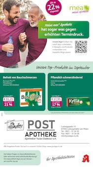 Aktueller mea - meine apotheke Prospekt (Mannheim, 4 Seiten zum blättern mea - meine apotheke Prospekt Unsere September-Angebote mit 4 Seiten