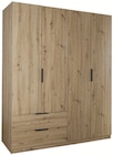 Drehtürenschrank Espresso Angebote bei Die Möbelfundgrube Neunkirchen für 279,99 €