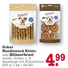 Hundesnack Enten- oder Hühnerbrust Angebote von Dokas bei E center Offenbach für 4,99 €