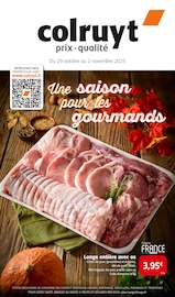 Prospectus Supermarchés Colruyt en cours à Lavau et alentours, "Une saison pour les gourmands", 8 pages, 29/10/2025 - 02/11/2025 Catalogue Supermarchés Colruyt en cours à Lavau et alentours, "Une saison pour les gourmands", 8 pages, 29/10/2025 - 02/11/2025