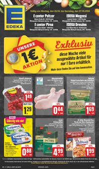 Aktueller EDEKA Prospekt "Wir lieben Lebensmittel!" Seite 1 von 26 Seiten für Dresden