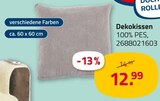 Dekokissen für 12,99 € bei ROLLER im Angebot Dekokissen im aktuellen ROLLER Prospekt