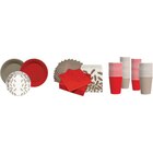 SUR TOUTE LA VAISSELLE À JETER DÉCORÉE ET UNIE : ASSIETTES, SERVIETTES ET GOBELETS - CARREFOUR HOME en promo chez Carrefour Clichy-sous-Bois