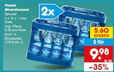 Aktuelles Mineralwasser Angebot bei Netto Marken-Discount in Mannheim ab 9,98 €