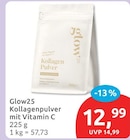 Kollagenpulver von Glow25 im aktuellen budni Prospekt