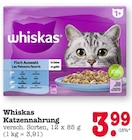 Katzennahrung im Angebot bei E center in Mannheim Katzennahrung Angebote von Whiskas bei E center Mannheim für 3,99 €